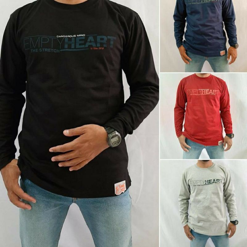 Kaos Distro Ie'Tuna Lengan Panjang [L-4L]