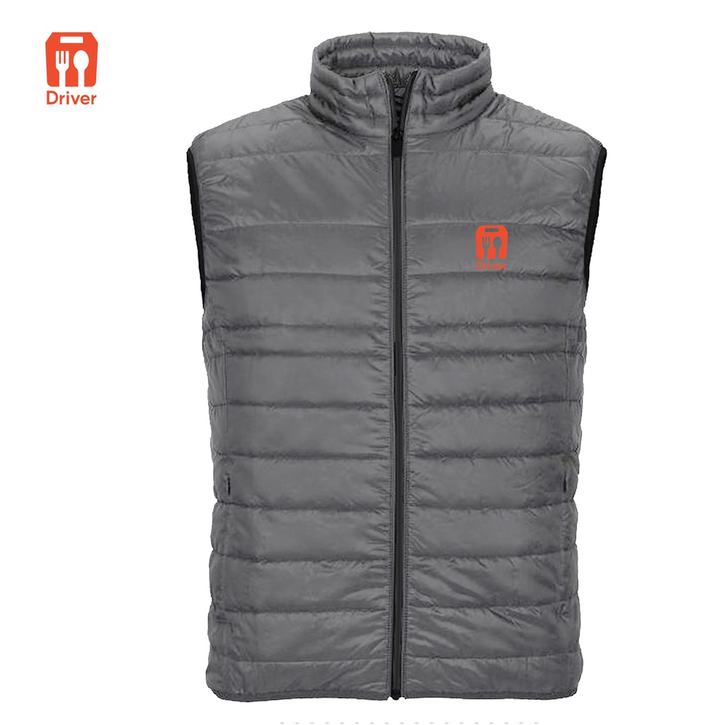 Jaket Rompi Hiking Pria Driver Online Food Bahan Tebal Lembut / Jaket Motor Pria / Jaket Pria Waterp