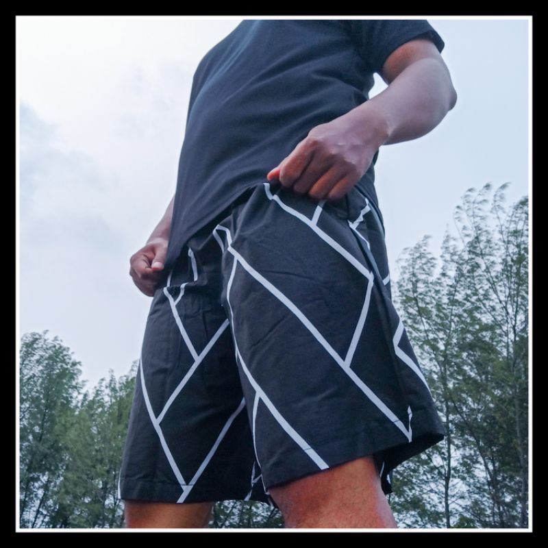 Celana Pendek Kolor Boxer Jumbo Big Size Santai Harian Pria Wanita Motif Murah Kekinian (BB 70-90kg)