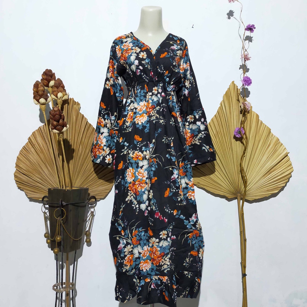 DRES MANOHARA PANJANG REMPLE BALI (pilih motif)