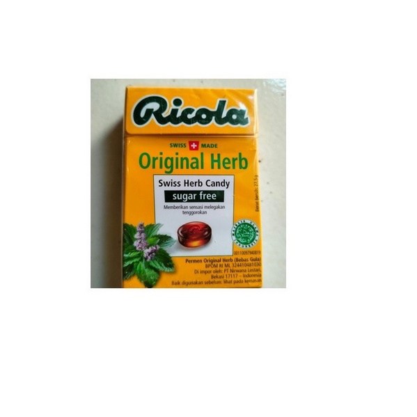 

Ricola Sugar Free Candies Original Herb 40Gr