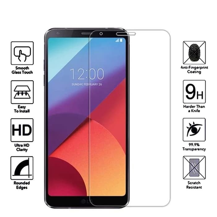 LG Q6 Plus / Tempered Glass Anti Gores Kaca