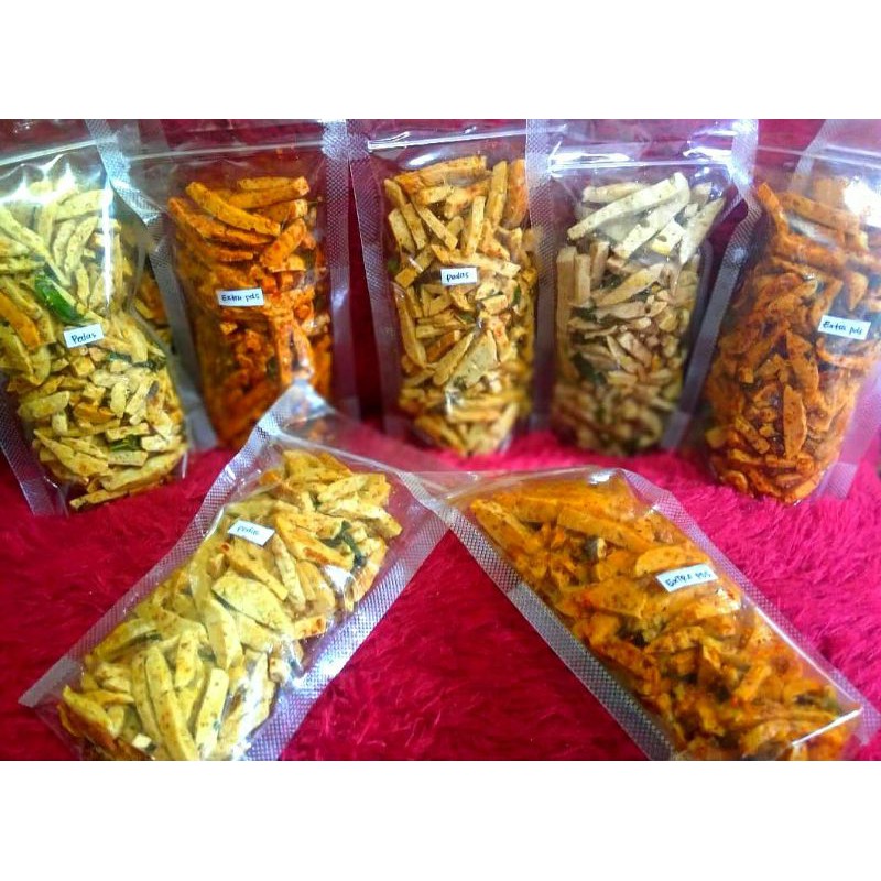 Basreng stik Bumbu Basah 50 pcs - paket reseller