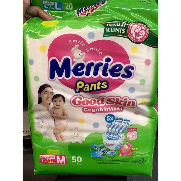 Merries Good Skin Pants Murah M50 M 50 L 44 L44 XL 38 XL38 XXL28 XL38+4 L44+4 M50+4