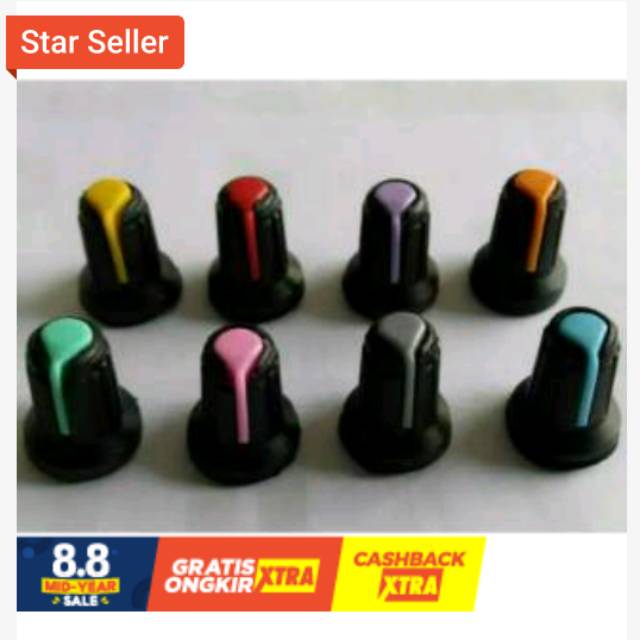 Jual Kualitas Knop Bagus Cocok Untuk Potensio Knop Mixer Potensio