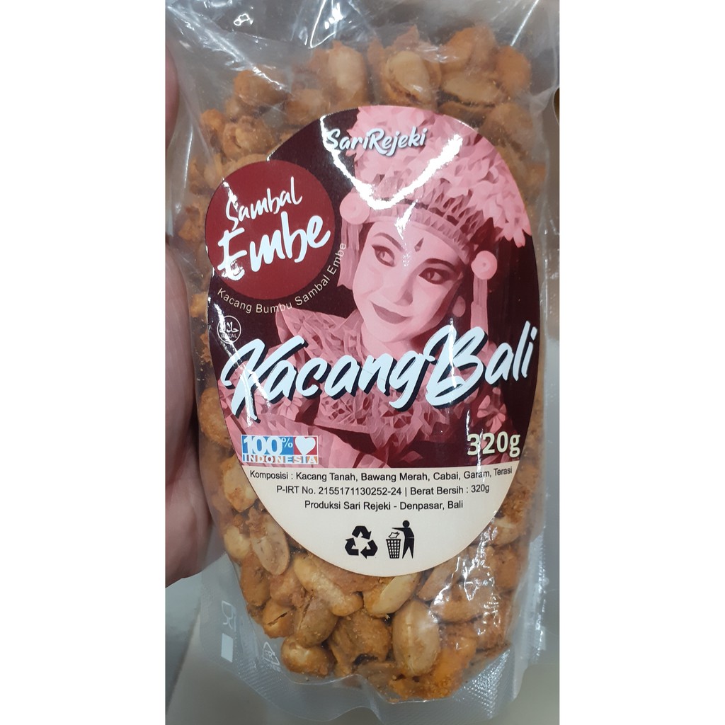 KACANG KAPRI BUMBU “SARI REJEKI” ASLI BALI 320GR