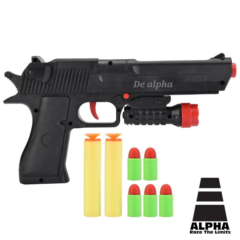 MAINAN PISTOL PISTOLAN HAND GUN MINI NERF SOFT BULLET COMBAT PISTOL MAINAN PUBG EDUKASI ANAK BRO1218