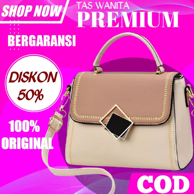 Az00788 Tas samping wanita tangan terbaru kekinian tenteng perempuan cangklong besar premium mewah e