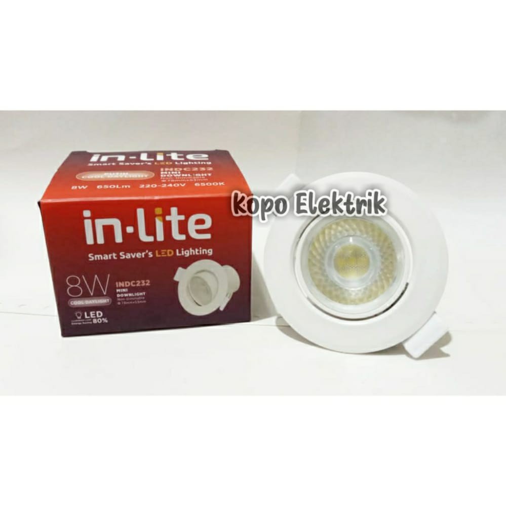 Inlite Downlight LED Spotlight / Lampu Sorot LED 8Watt INDC232