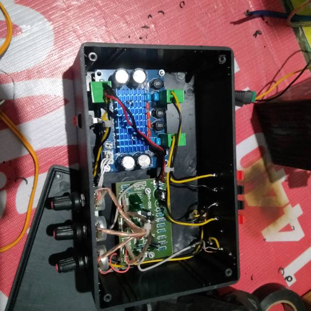 Power amplifier 120watx2 class d