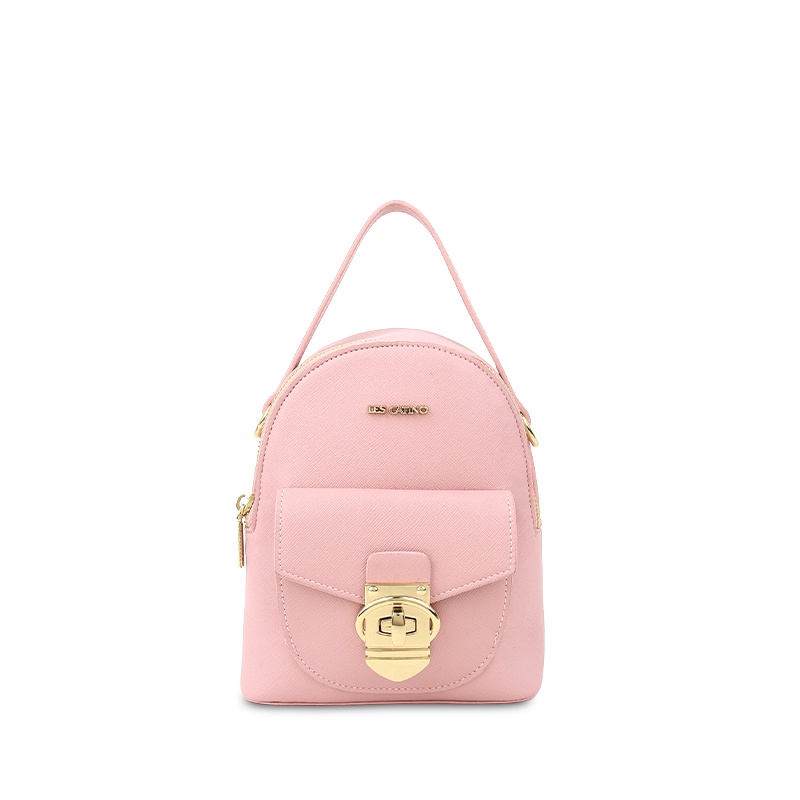 Tas Selempang Les Catino Columbia Mini Backpack-Pink Nextar