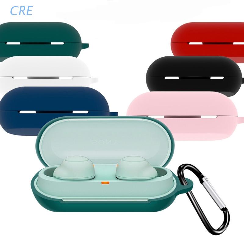 Cre Casing Soft Case Silikon Anti Jatuh Untuk Earphone Sony WF-C500