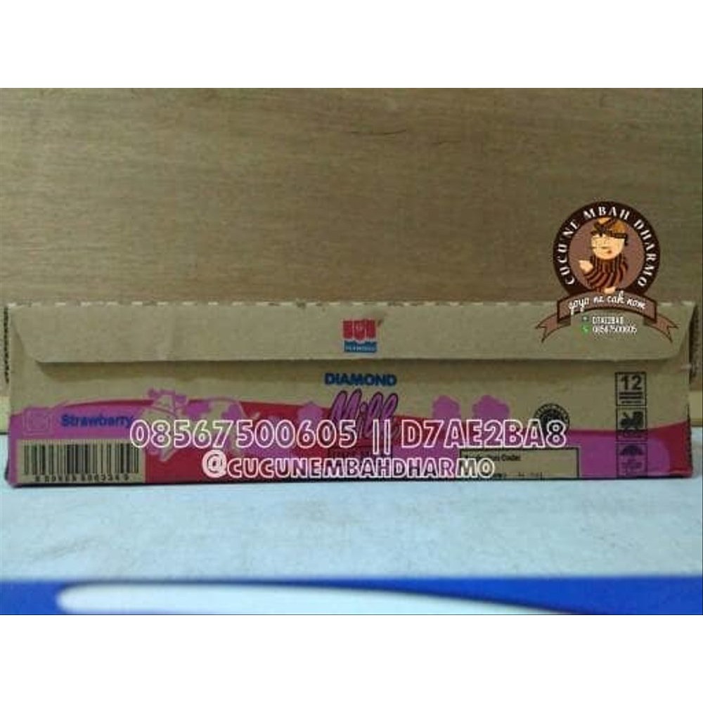 

Susu UHT Stroberi Diamond 125mL karton Termurah