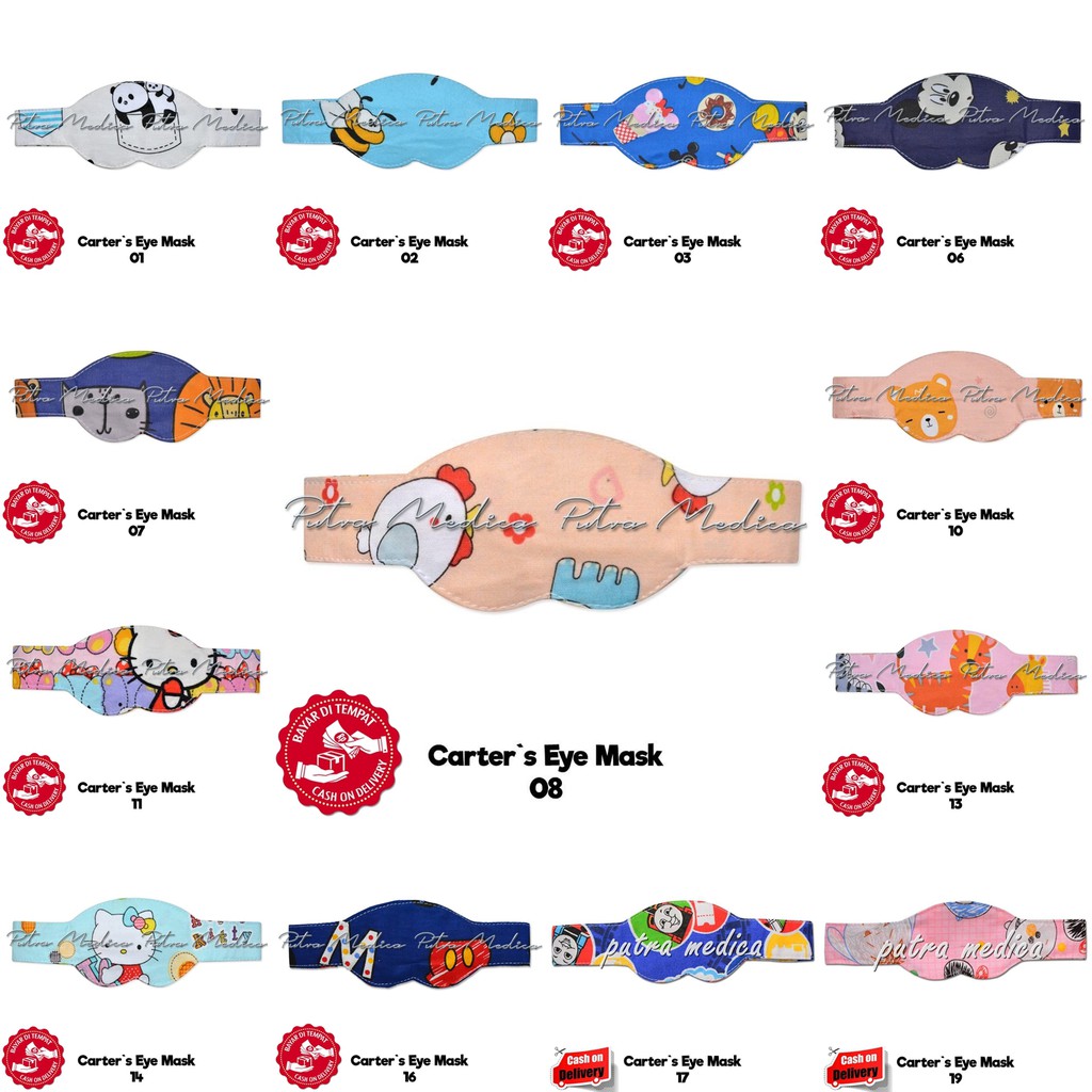 Carter's Star Eyemask Kacamata Jemur Bayi [Random] / Penutup Pelindung Mata Bayi