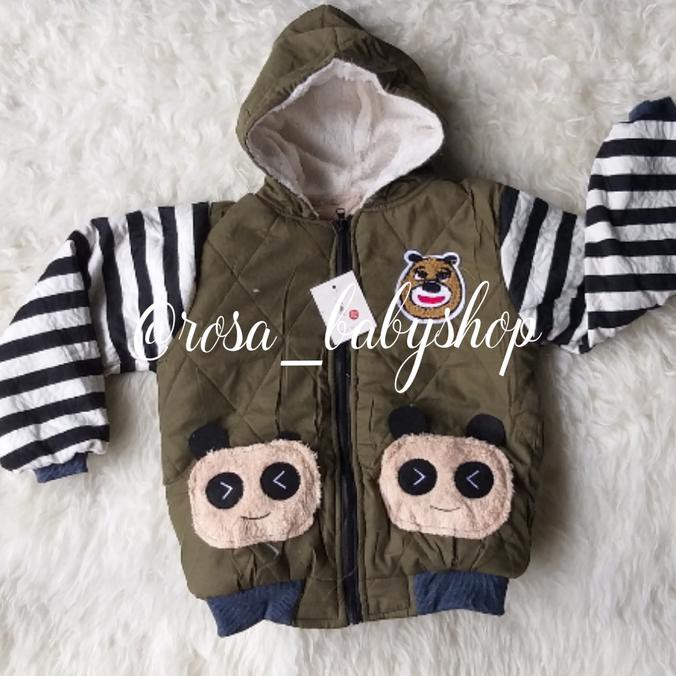 Jaket Bulu Anak || Jaket Bulu Winter Import