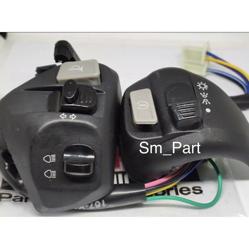 SAKLAR LAMPU KIRI + KANAN (LH - RH )MIO SPORTY, SOUL GT, MX, MIO J , JUPITER Z NEW ORI LOKAL