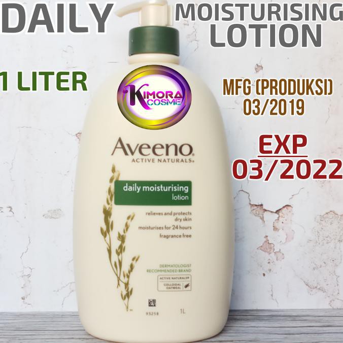 Termurah Aveeno Daily Moisturising Lotion 1000Ml 1L Fragrance Free