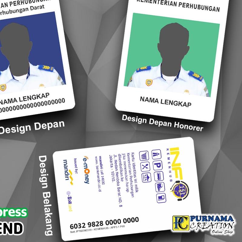 Idcard id card Kemenhub Kementerian Perhubungan emoney e-money etoll e-toll brizzi tapcash flazz