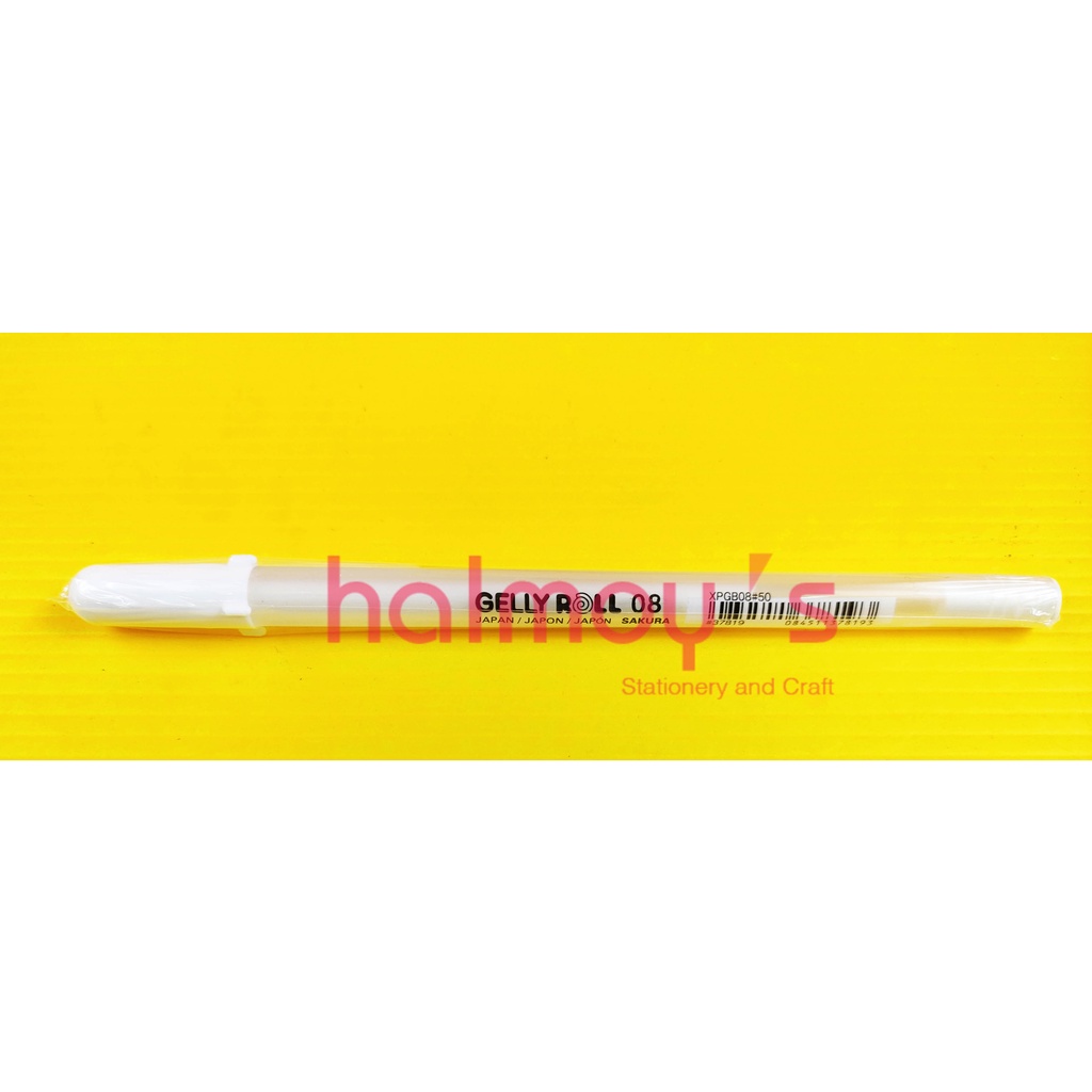 

PULPEN SAKURA GELLY ROLL WHITE MEDIUM POINT 08