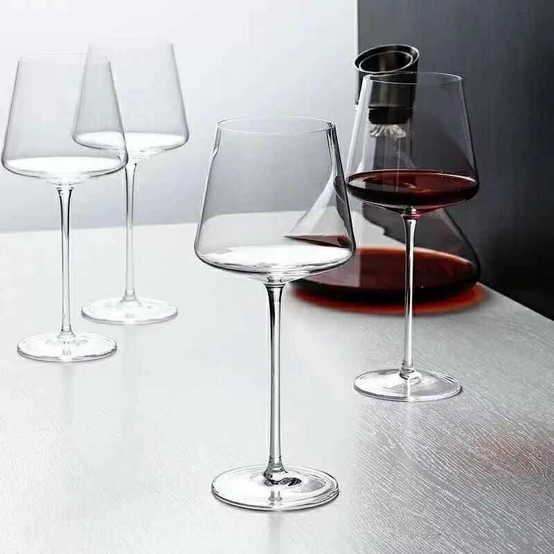 Gelas Cangkir Glass Crystal Wine Goblet 650ml - XR1030 - Transparent