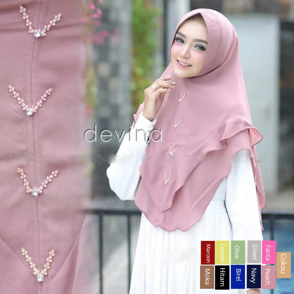 khimar/hijab/jilbab instan devina