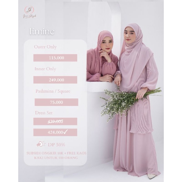 READYEmine Dress by Gerai Aliyah