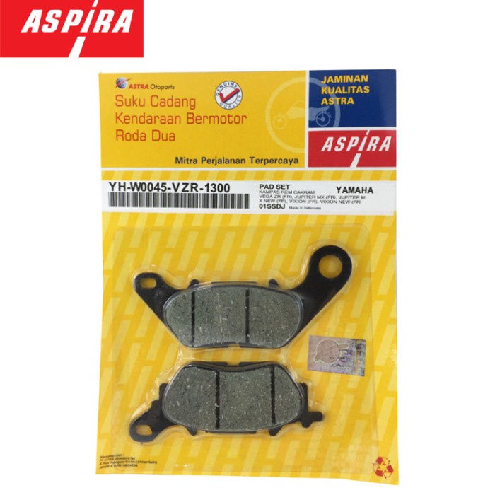 Aspira Kampas Rem Cakram Dispad Set Vega ZR Jupiter MX Vixion Mio Baru