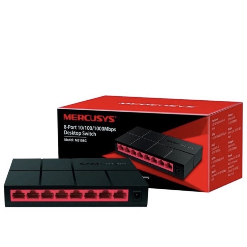 Mercusys MS108G 8-Port 10/100/1000Mbps Desktop Switch Gigabit