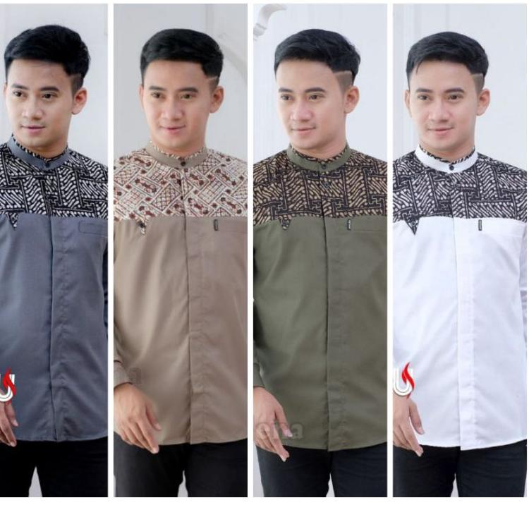 Menarik.. Koko kombinasi batik kemko farhan koko hadroh