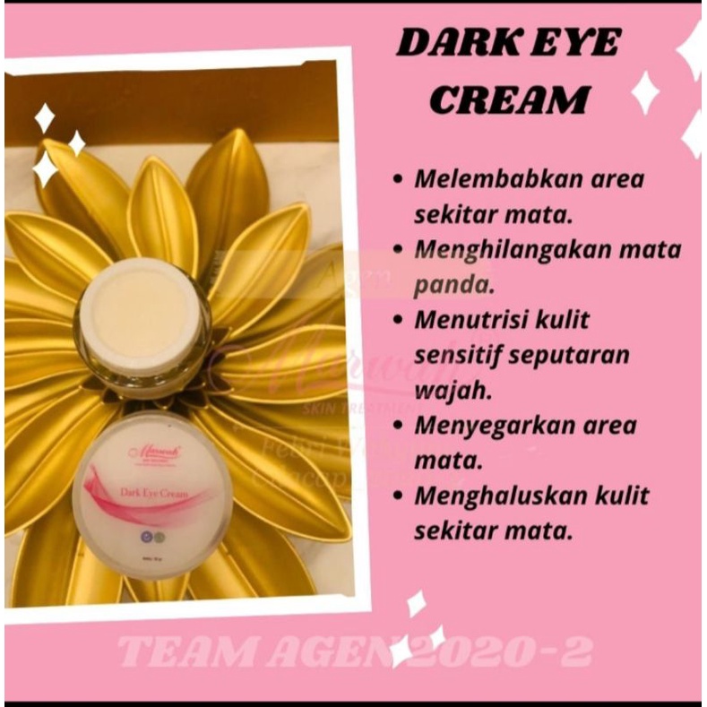 DARK EYE CREAM MARWAH, SERUM MATA MARWAH, KRIM  MATA MARWAH, ANTI AGING, ANTI WRINKLE CREAM