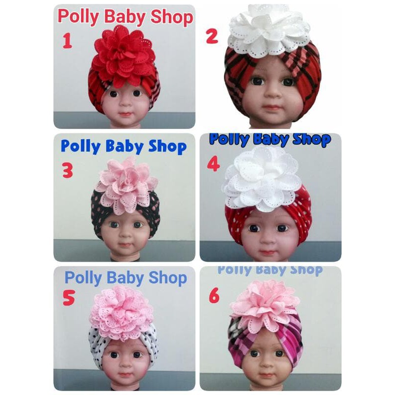 Turban Bayi / Ciput Bayi / Hijab Bayi / Turban Ciput Anak / Bandana