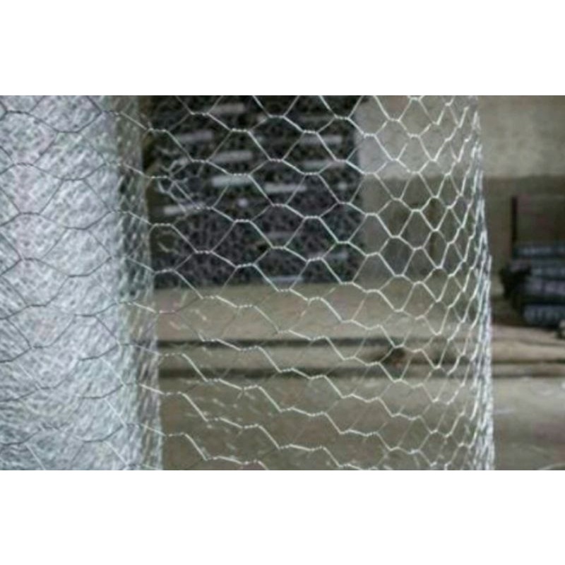 KAWAT AYAM ROLL ROLLAN /CHICKEN WIRE MESH GALVANIZED PANJANG 7.5 M TINGGI 90CM PER ROLL