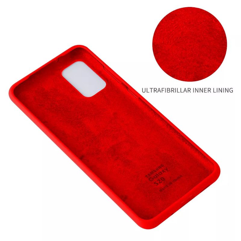 Silicone Cover Case Samsung Galaxy S20 Plus Ultra Silky Soft Logo