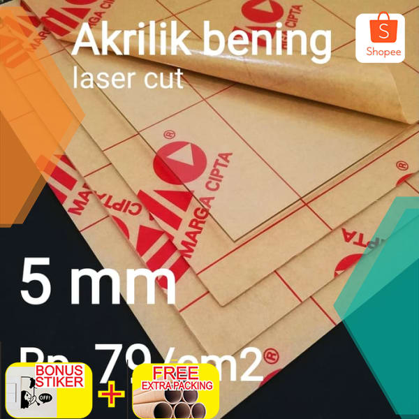 

Akrilik 5mm potongan custom Acrylic 5mm - BENING Elegan