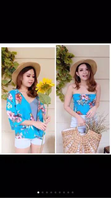 CARDIGAN SET kEMBEN MOTIF BALI