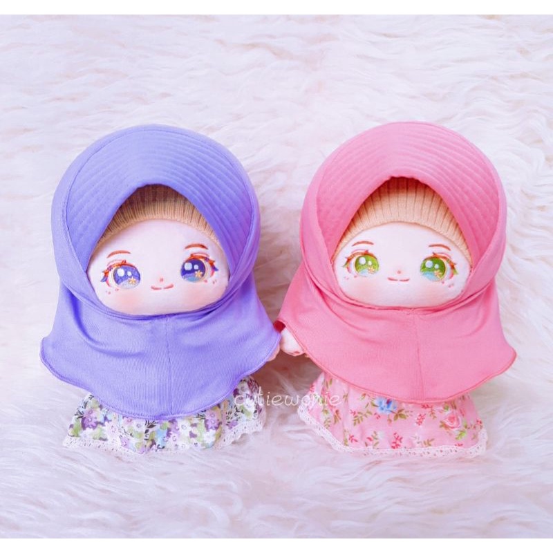 (BAJU BONEKA) READY STOCK 20CM 15CM HIJAB DOLL CLOTHES BTS EXO NCT SEVENTEEN STRAYKIDS TREASURE NUES