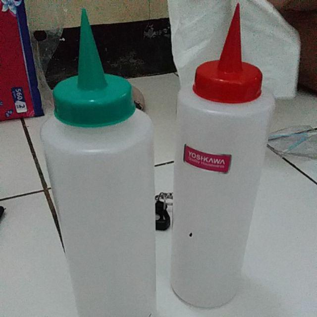 Botol Saus - Botol Ujung Lancip - Sedang