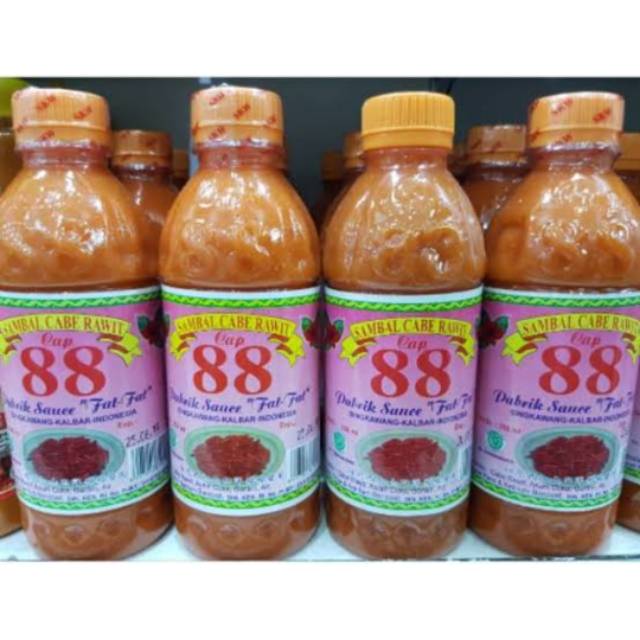 

Sambal Cabe Rawit Cap 88 (Khas Singkawang - Kalbar) 300ml