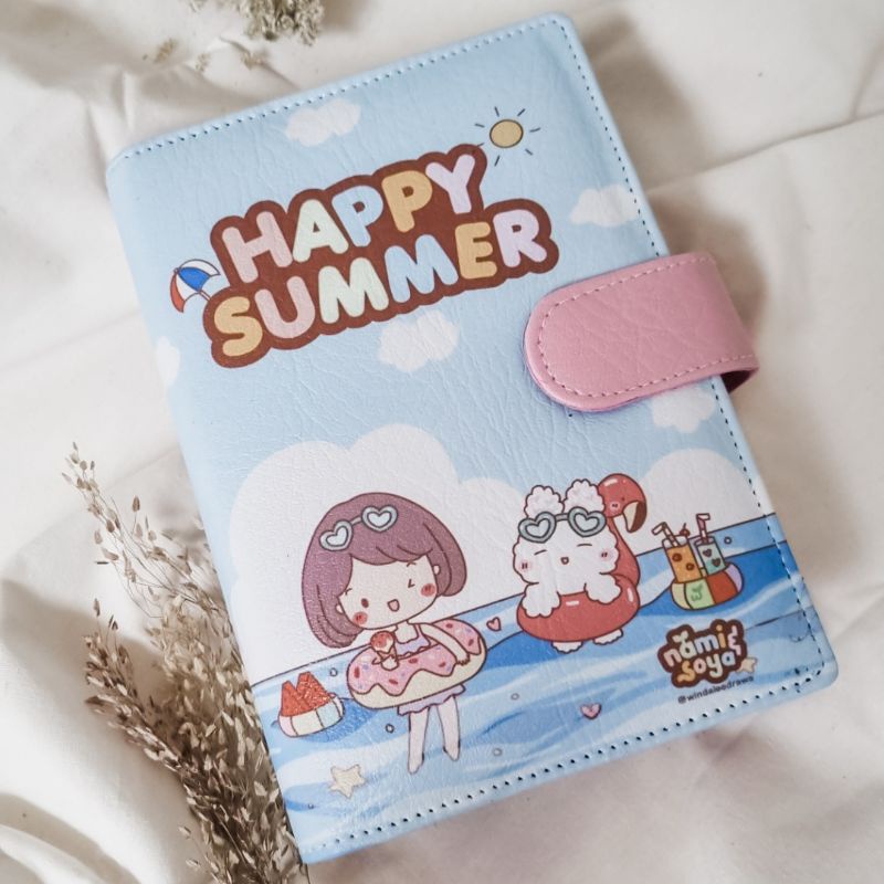 

Nami and Soya Summer 6 Holes A5 Binder for Bullet Journaling Bujo