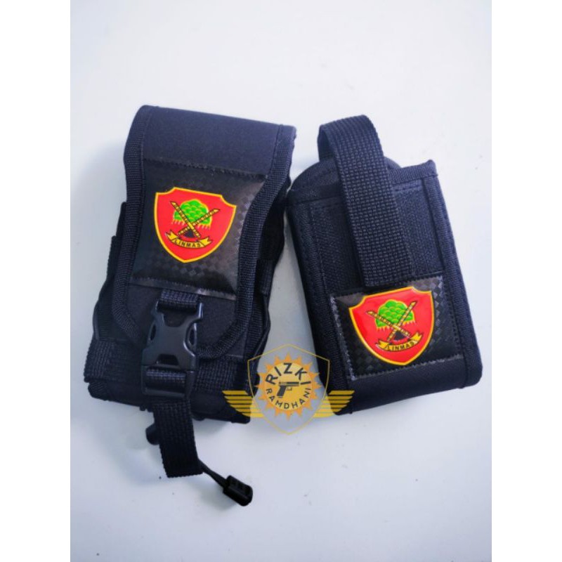 SARUNG HP TACTICAL LOGO LINMAS DAN TEMPAT HT LINMAS
