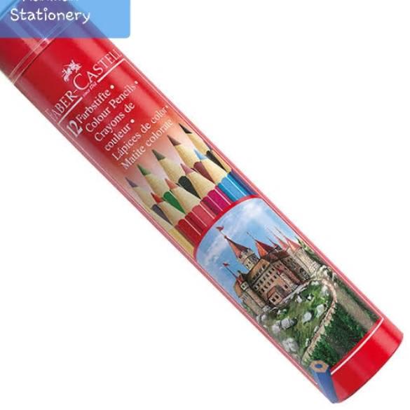 

Murah Trending Pensil warna 12 / Classic colour pencils in round tin 12 warna faber castell