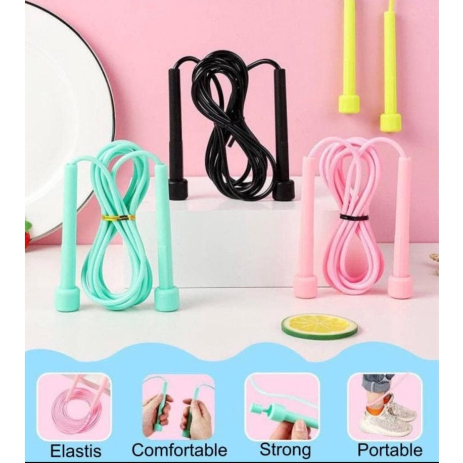 Skipping Pvc Jump Rope Lompat Tali Speed Rope Wannafit-4