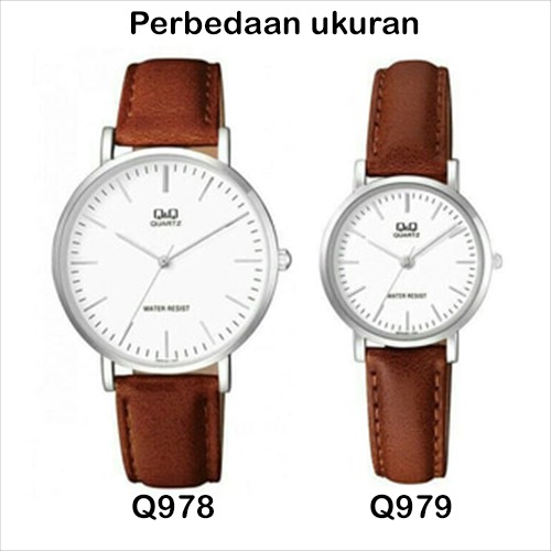 QQ Original Q979J Series Jam Tangan Wanita - Kulit