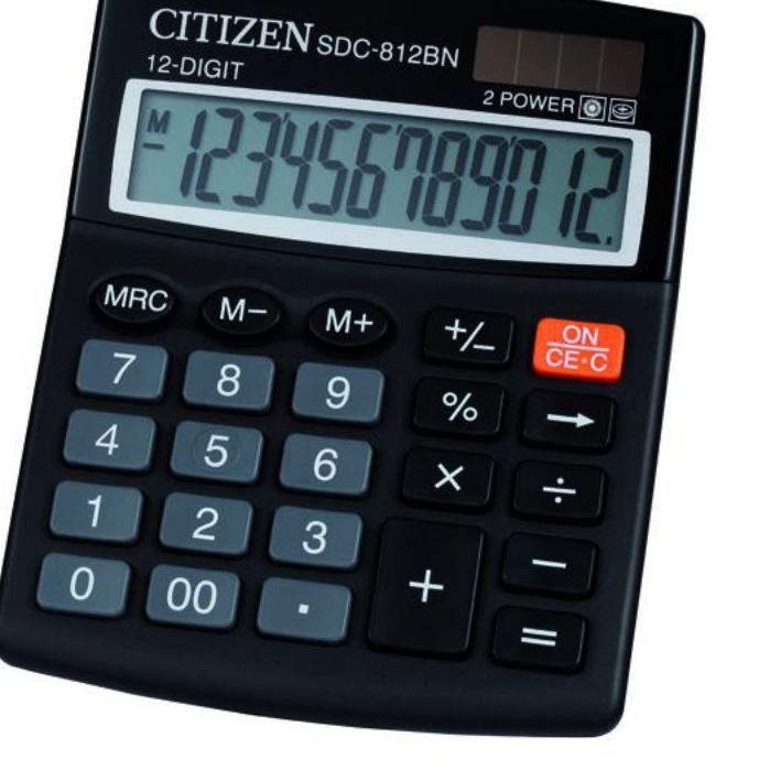 

Recomend Kalkulator 12 Digit Angka CITIZEN SDC 812 - Calculator Digital ..