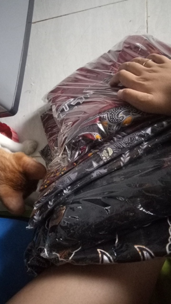 Batik Couple Keluarga Sania Ruffle Ori Ndoro Jowi Dnt