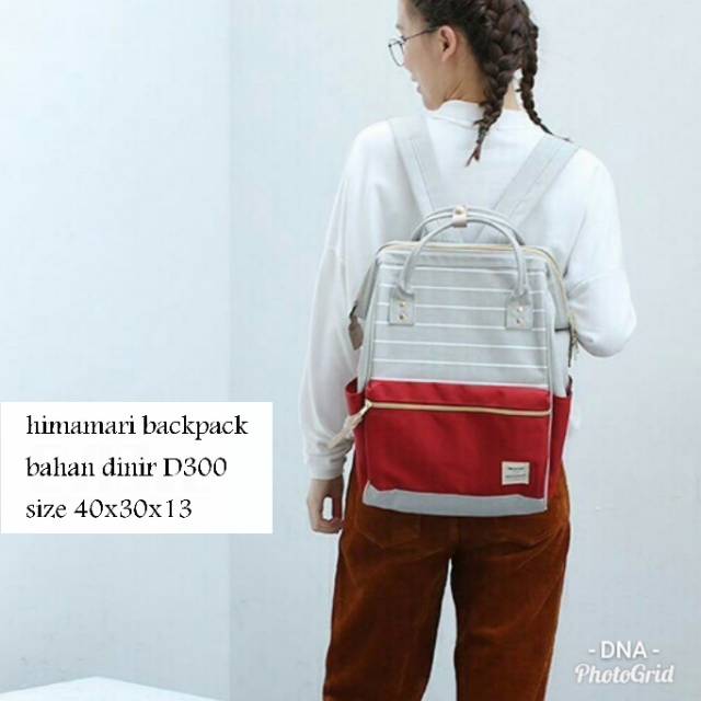 Backpack himamari dna tas ransel simple / tas korea