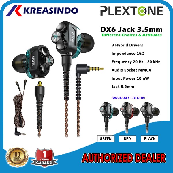 Plextone DX6 Jack / DX6 Type C / DX6 Bluetooth Gaming Headset Earphone