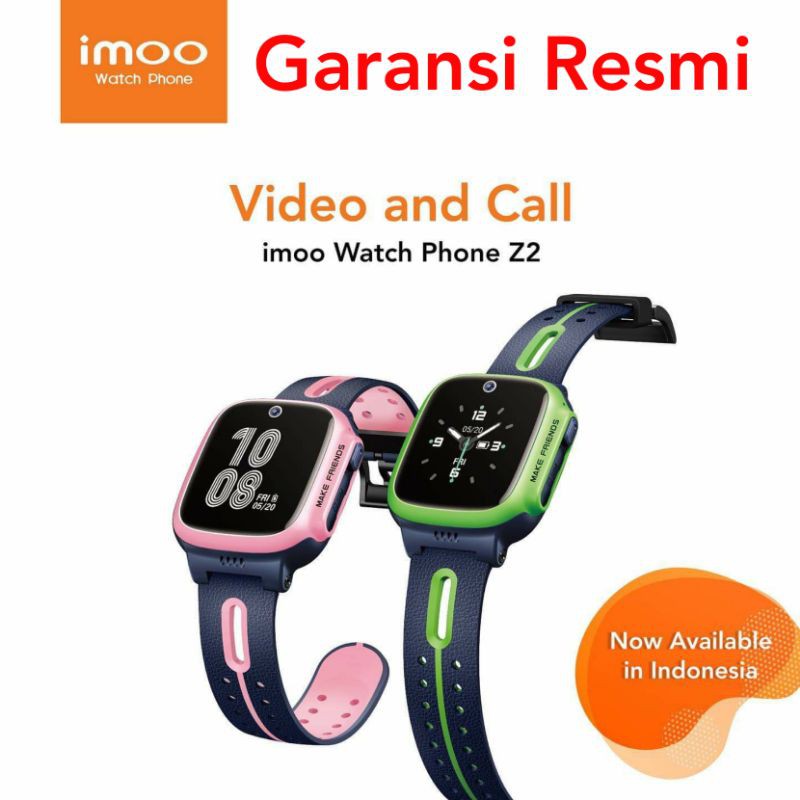 Imoo Z2 Jam Anak Video Call GPS Garansi Resmi Smart Watch Imo