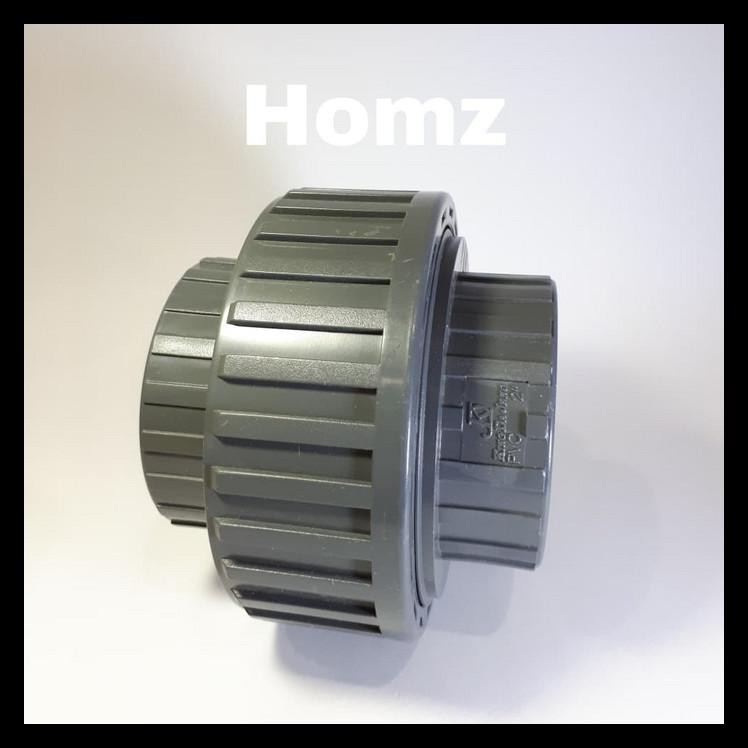 Water Mur Pvc 2" Inch Polos Kdj/W Mur 2 In Tanpa Drat/W M/Union Drat