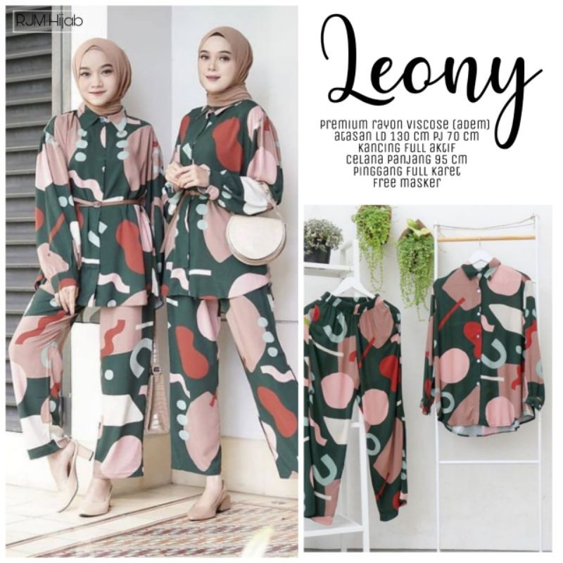 LEONY SET BY RJM HIJAB